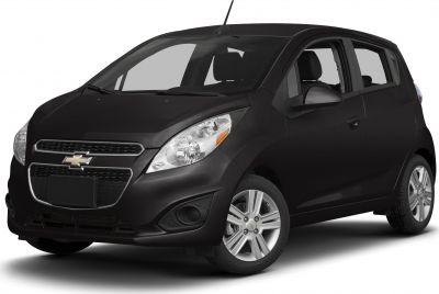 Front view of a compact 5-door hatchback with distinctive headlights and grille