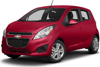 Compact small hatchback with aerodynamic headlights and prominent grille.