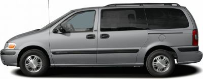 Side profile view of a minivan with sliding door and alloy wheels
