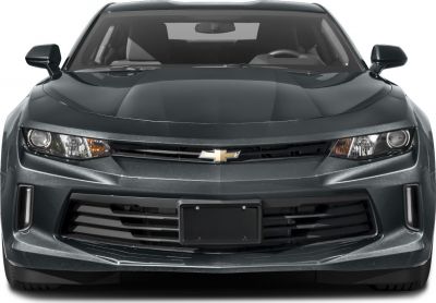 Aggressive front fascia with sharp headlights and bold grille