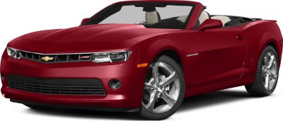 Front view of convertible with grille, headlights, and alloy wheels