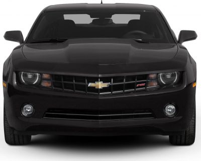 Front view showing grille, headlights, and RS badge