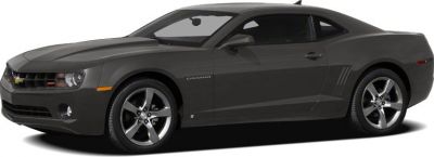Side profile of coupe with five-spoke alloy wheels and sleek body lines