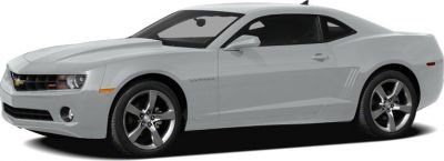Side profile of a sporty coupe with alloy wheels and aerodynamic body design.