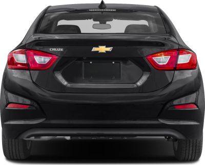 Rear view showcasing taillights and trunk design