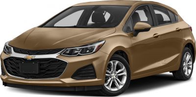 Front and side view of modern car with aerodynamic design and detailed headlights