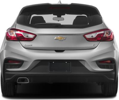 Rear view with distinct tail lights and rear bumper design