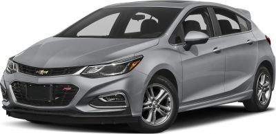 Front and side view showing headlights, grille, and alloy wheels.