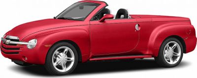Retro convertible pickup with retractable hardtop and sporty wheels
