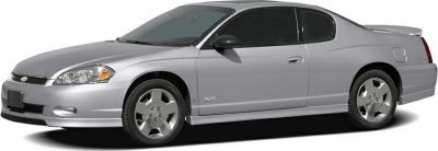 Silver two-door coupe with rear spoiler and alloy wheels