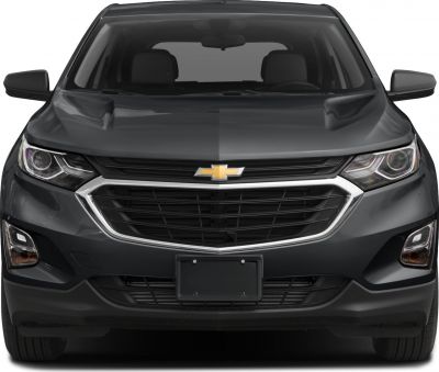 Front grille and headlights of a modern SUV