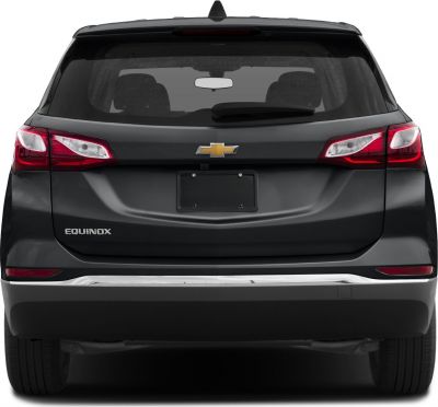 Rear view with distinctive taillights and rear design lines