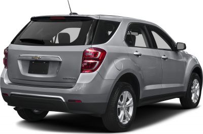 SUV rear side view with distinct taillights and rear window design