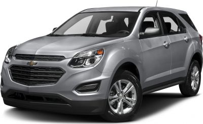 Silver SUV with detailed front grille and headlight from side front angle