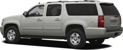 Large SUV side profile with spacious cargo area and tinted windows