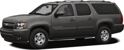 Side profile of a large 4-door SUV with alloy wheels and body detailing.