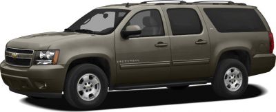 Full-size SUV with four doors and side profile view
