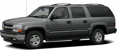 Full-size SUV side view with four doors and roof rails