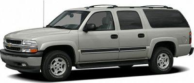 Silver SUV with tinted windows and roof rails, side profile view