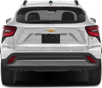 Rear view of compact SUV with distinct taillights and rear window wiper
