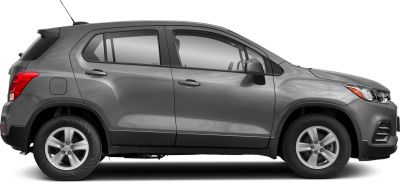Compact SUV side profile with alloy wheels and black trim