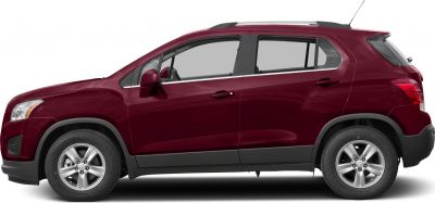Side profile showing roof rails and alloy wheels on compact SUV