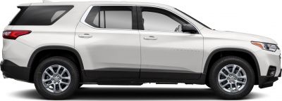 Side profile of white SUV with alloy wheels and smooth design.