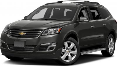Front grille with Chevrolet badge and LED headlights on black SUV