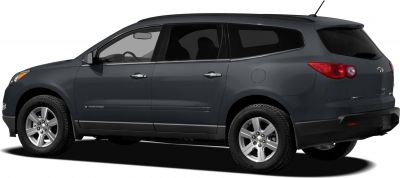 Side profile and rear design of a large SUV