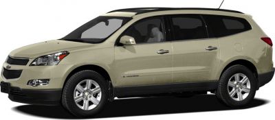 Side profile of a mid-size SUV with alloy wheels and roof rails