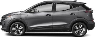 Side profile of electric SUV with aerodynamic body and alloy wheels