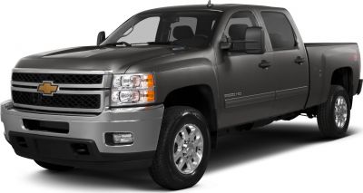 Extended cab heavy-duty pickup truck with long box and rugged design