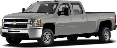 Front three-quarter view of extended cab long box pickup truck