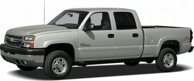 Extended crew cab heavy-duty pickup truck with robust body and dual rear wheels.