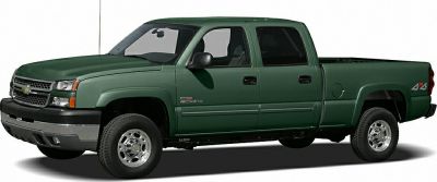 Green 4-door crew cab pickup truck with off-road capabilities.