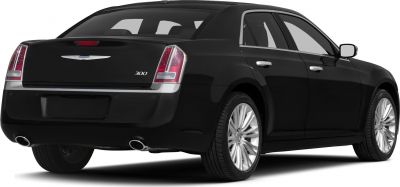 Rear view with dual exhaust and chrome trim