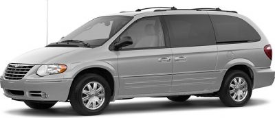 Minivan with sliding doors and alloy wheels in front side view