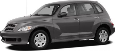 2001 PT Cruiser side profile with front view and retro design