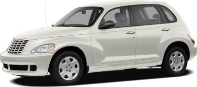 Retro-style compact hatchback with rounded body and classic grille