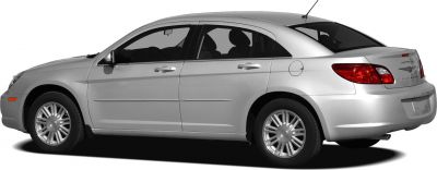 Smooth side profile with distinct rear tail lights and alloy wheels