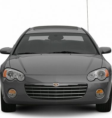 Front view with distinctive grille and headlights.