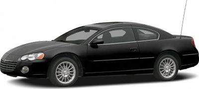 Black 2-door coupe with alloy wheels and aerodynamic design