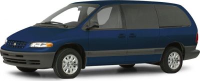 Front-side view featuring sliding door and aerodynamic shape