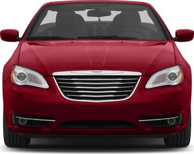 Front view with chrome grille and sleek headlights