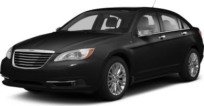 Front side view of black sedan with distinctive grille and alloy wheels