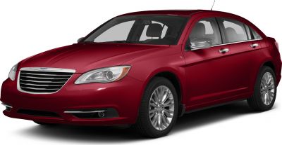 Mid-size sedan with chrome grille and alloy wheels
