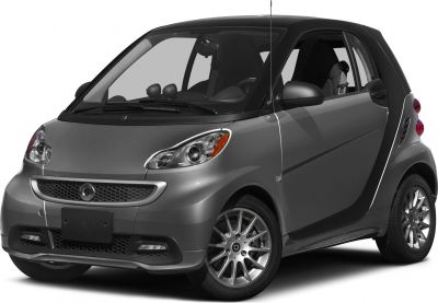 Compact two-door hatchback front side view with alloy wheels