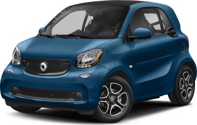 Compact two-door electric vehicle with hatchback design and distinct front grille