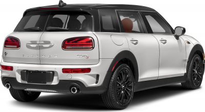 Split rear doors and dual exhaust at back of compact station wagon