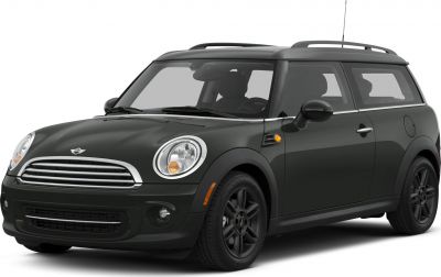 Front side clear view with rounded headlamps and black alloy wheels